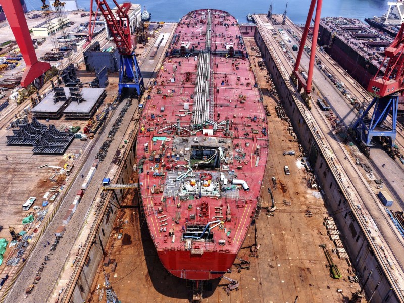 A massive ship being built in China illustrates the woeful state of American shipbuilding. Here's how to save American shipbuilding.