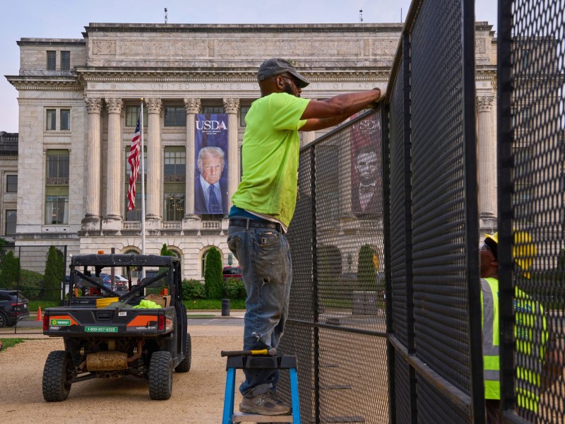 Defund the Left: While Trump launches military parades, he defunds federal agencies he considers leftist like the Agriculture Department shown here.