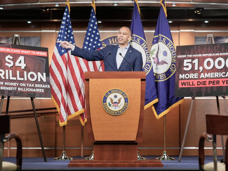 Fighting authoritariism must be a Democratic priority. Here, House Minority Leader discusses economic issues.