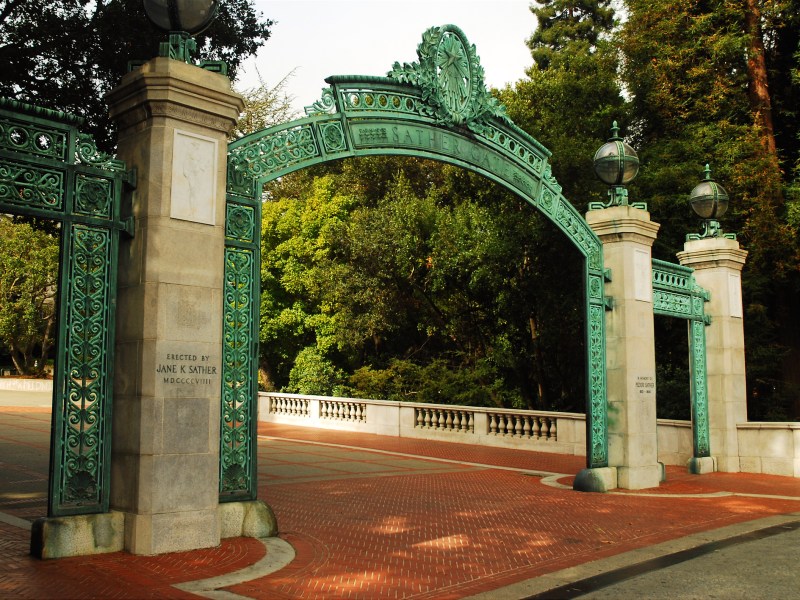 Entrance to the University of California at Berkeley