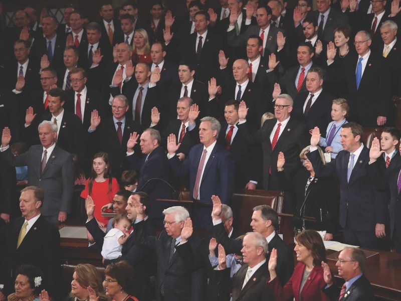 House Of Representatives Convenes For First Session Of 2019 To Elect Nancy Pelosi (D-CA) As Speaker Of The House