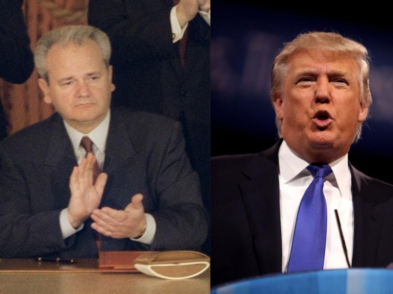 Slododan Milosevic and Donald Trump