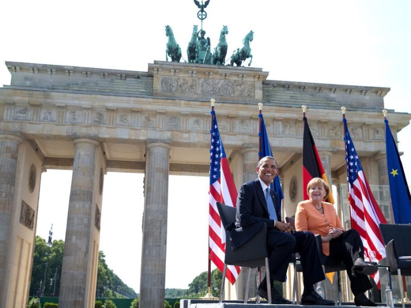 Obama and Merkel