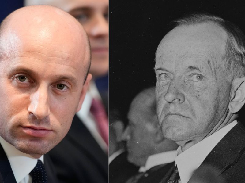 Stephen Miller and Calvin Coolidge